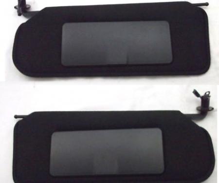 Corvette Sunvisors, with Lighted Mirror, 1997-2004