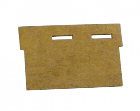 Corvette Washer Pump Cover, Fiber, 1963-1967