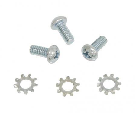 Corvette Horn Contact Assembly Screws, 1956-1982