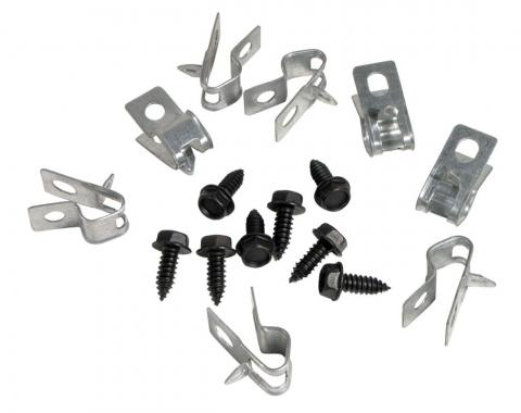 Corvette Fuel Line Clips, 16 Piece, 1974-1982