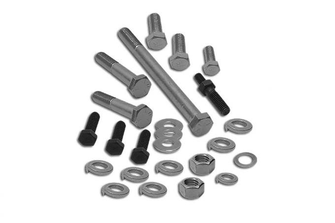 Corvette Alternator & Power Steering Pump Bracket Bolt Kit, 1965-1974