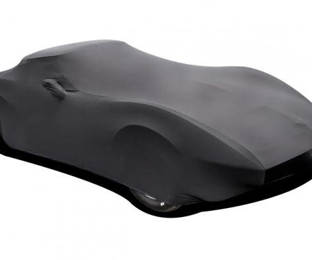 Corvette Car Cover, Onyx Satin Indoor, Black, 1968-1982