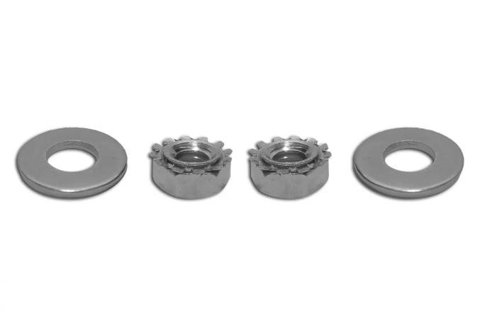 Corvette Hardtop Rear Bolt / Nut / Washer, 4 Piece Set, 1963-1975