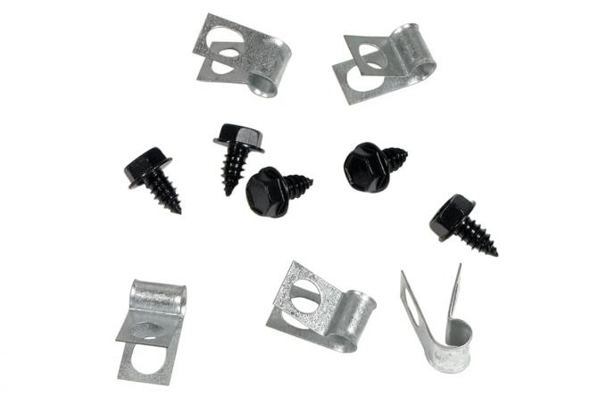 Corvette Fuel Line Clips, 10 Piece, 1974-1982