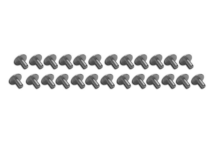 Redline Restomotive® 1963-1982 Chevrolet Corvette 25 Piece 3/16 x 5/8 Aluminum Rivet Set