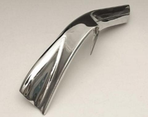 Corvette Lower Bumper Guard, Left Front, 1970-1972