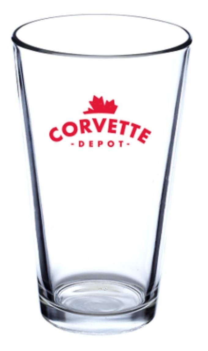 Corvette Depot 16 oz. Libbey Pint Glass