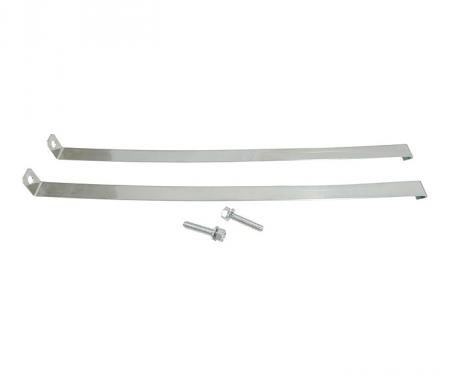 Corvette Expansion Tank Straps, with Replacement Bolts, 1964-1972