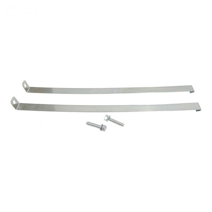 Corvette Expansion Tank Straps, with Replacement Bolts, 1964-1972