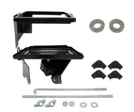 Corvette Battery Tray Kit, without Air Conditioning, 1963-1965