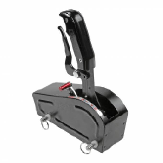 B&M Automatic Gated Shifter, Magnum Grip Stealth Pro Stick 81052