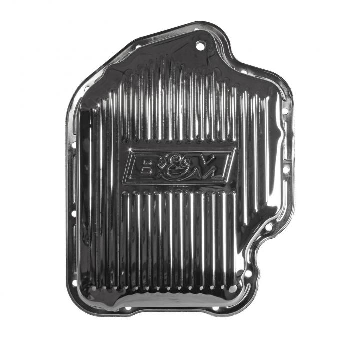 B&M Hi-Tek Deep Transmission Pan, Chrome 20289