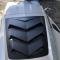 GlassSkinz 2014-19 Corvette Bakkdraft Rear Window Valance / Louver C7BAKKDRAFT | Black Gloss GBA