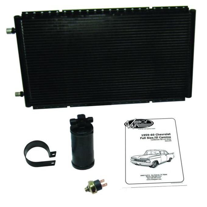 Vintage Air 1959-60 Chevrolet Full-Size SureFit™ Condenser Kit w/ Drier 021155