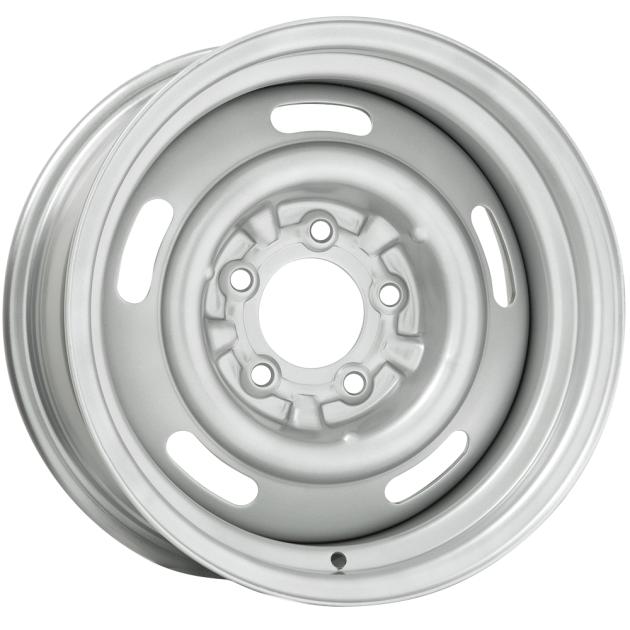 Wheel Vintiques 15x7 Corvette Style Rallye Silver 5x4.75 Wheel Vintiques 15x7 Corvette Style Rallye Silver 5x4.75