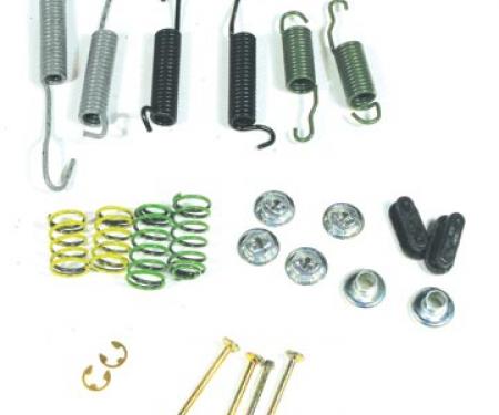 Corvette Rear Brake Shoe Hardware Kit, 1963-1964