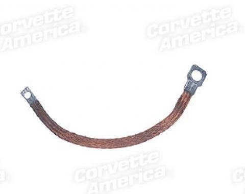 Corvette Ground Strap, with Power Top, 1956-1962