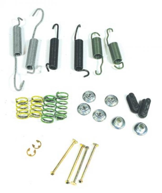 Corvette Rear Brake Shoe Hardware Kit, 1963-1964