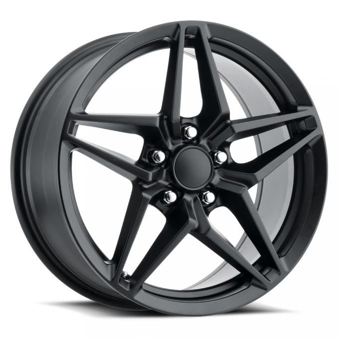 Factory Reproductions Corvette ZR1 Wheels 20X12 5X4.75 +59 HB 70.3 C7 ZR1 Satin Black With Cap FR Series 29 29012593403