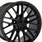 19" Fits Chevrolet - C6 ZR1 Wheel Replica - Satin Black 19x10 BLEM