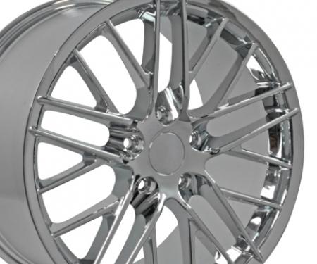 18" Fits Chevrolet - Corvette C6 ZR1 Wheel - Chrome 18x8.5