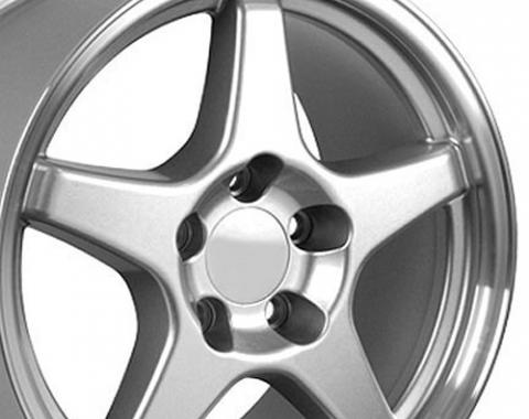 17" Fits Chevrolet - Corvette ZR1 Wheel - Silver 17x9.5