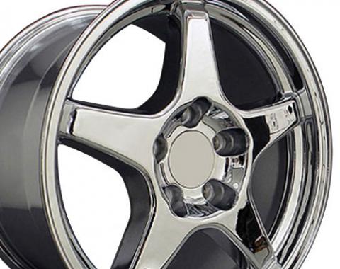 17" Fits Chevrolet - Corvette ZR1 Wheel - Chrome 17x9.5