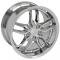 Chrome Deep Dish Wheel fits Camaro-Firebird (Stingray style) 17x9.5