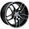 18" Rim fits Corvette C7 Stingray Style Satin Blk Mach'd 18x8.5 Wheel