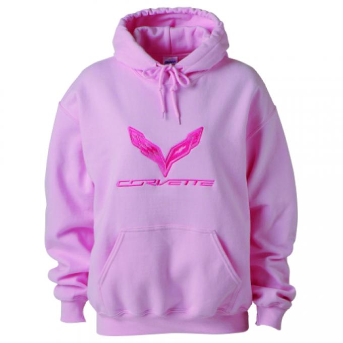 Ladies C7 Corvette Hooded Sweatshirt