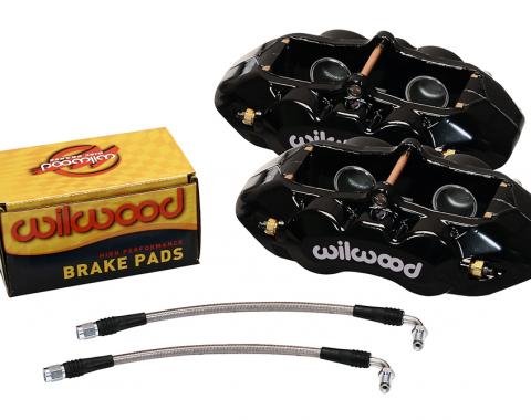 Wilwood Brakes 1965-1982 Chevrolet Corvette D8-4 Rear Replacement Caliper Kit 140-10790-BK