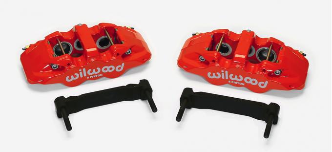 Wilwood Brakes 1997-2013 Chevrolet Corvette AERO6 Front Caliper and Bracket Upgrade Kit for Corvette C5-C6 140-12629-R