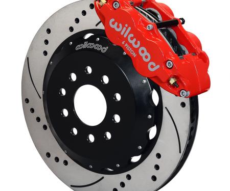 Wilwood Brakes 1988-1996 Chevrolet Corvette Forged Narrow Superlite 6R Big Brake Front Brake Kit (Hat) 140-9298-DR