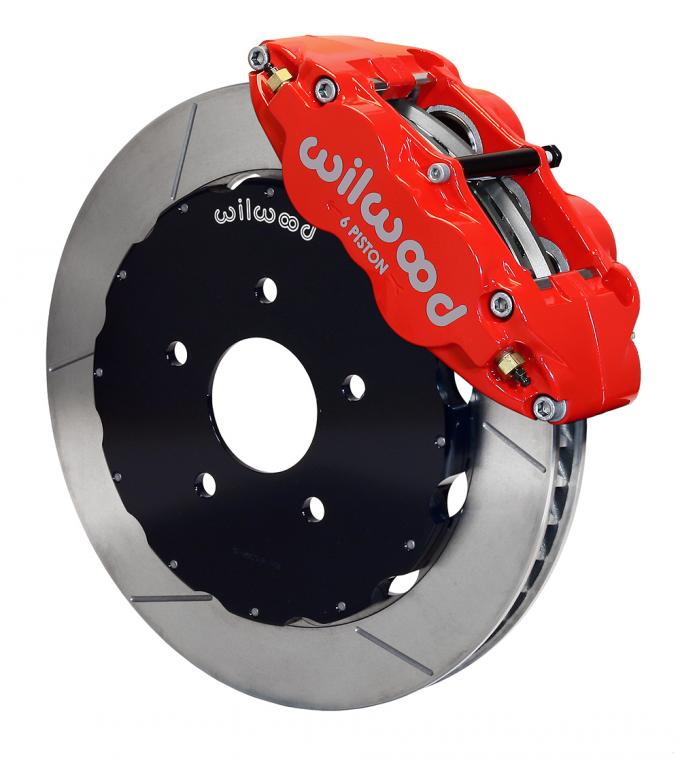 Wilwood Brakes Forged Narrow Superlite 6R Big Brake Front Brake Kit (Hat) 140-8922-R