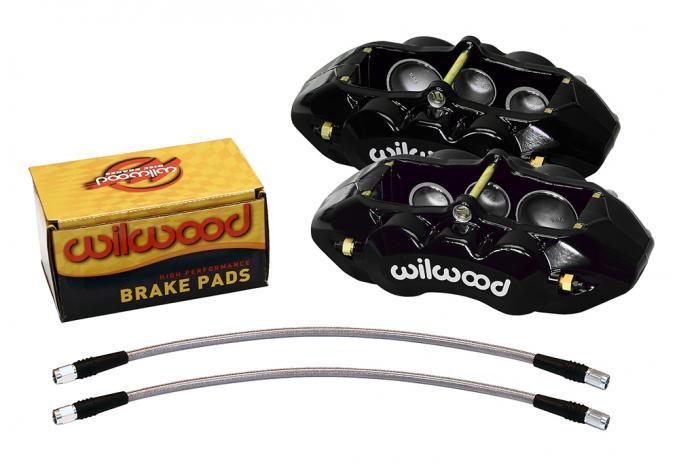 Wilwood Brakes 1965-1982 Chevrolet Corvette D8-6 Front Replacement Caliper Kit 140-11857-BK