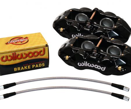 Wilwood Brakes 1965-1982 Chevrolet Corvette D8-4 Front Replacement Caliper Kit 140-10789-BK