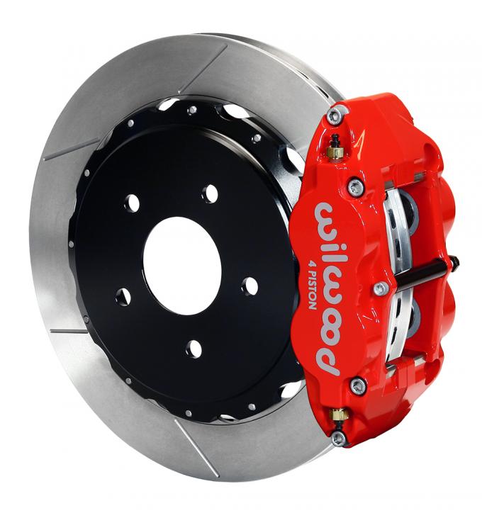 Wilwood Brakes Forged Narrow Superlite 4R Big Brake Rear Brake Kit For OE Parking Brake 140-8032-R