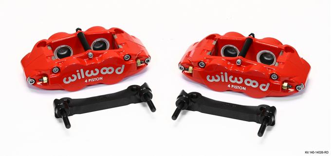 Wilwood Brakes Forged Narrow Superlite 4R Caliper and Bracket Upgrade Kit for Corvette C5-C6 140-14026-R