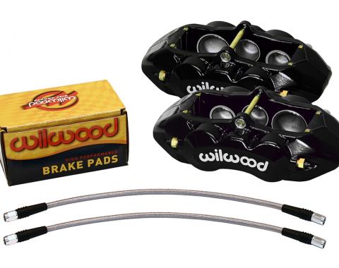 Wilwood Brakes 1965-1982 Chevrolet Corvette D8-6 Front Replacement Caliper Kit 140-11857-BK