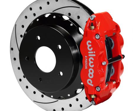 Wilwood Brakes 1965-1982 Chevrolet Corvette Forged Narrow Superlite 4R Big Brake Rear Brake Kit For OE Parking Brake 140-10472-DR