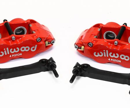 Wilwood Brakes Forged Narrow Superlite 4R Caliper and Bracket Upgrade Kit for Corvette C5-C6 140-14026-R