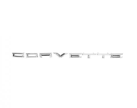 Corvette Emblem, Nose Letters, 1961-1962