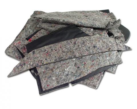 Corvette Carpet Insulation Kit, Coupe 8 Piece, 1963-1967