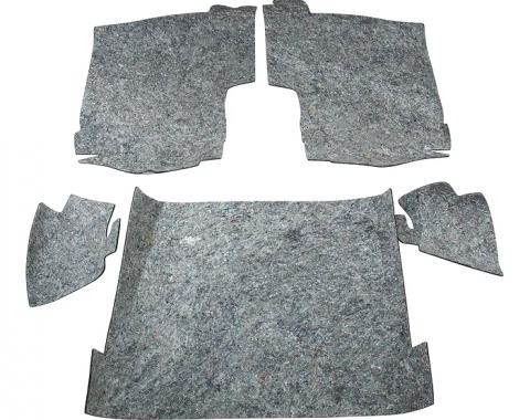 Corvette Carpet Insulation Kit, Rear Coupe, 1978-1982