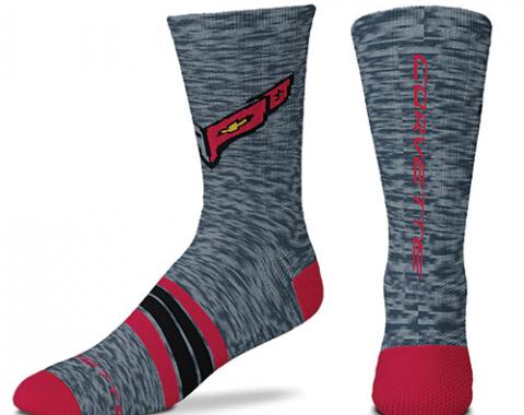 2020 Corvette Heather Crew Socks