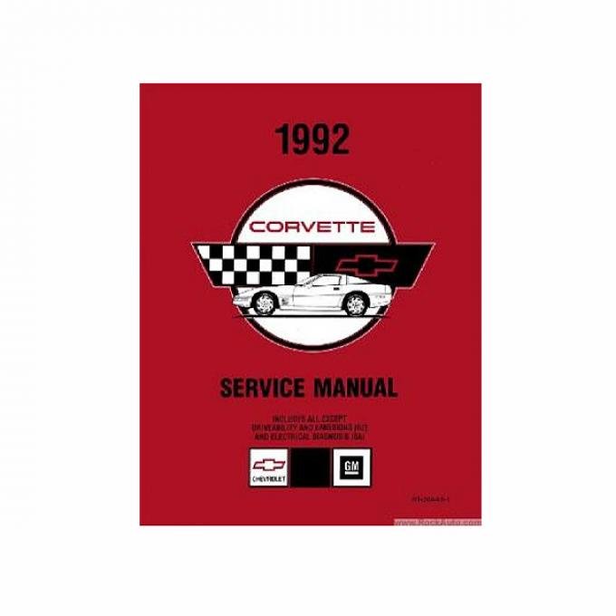 Corvette Service Manual, 1992