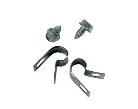 Corvette Auto Transmission Cooler Line Clamp/Bolt, 1963-1982