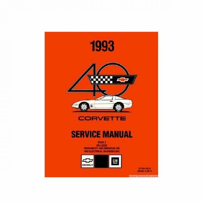 Corvette Service Manual, 1993