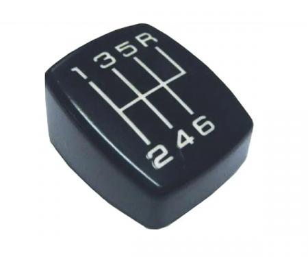 Corvette Shift Knob Button, 6 Speed, 1997-2004