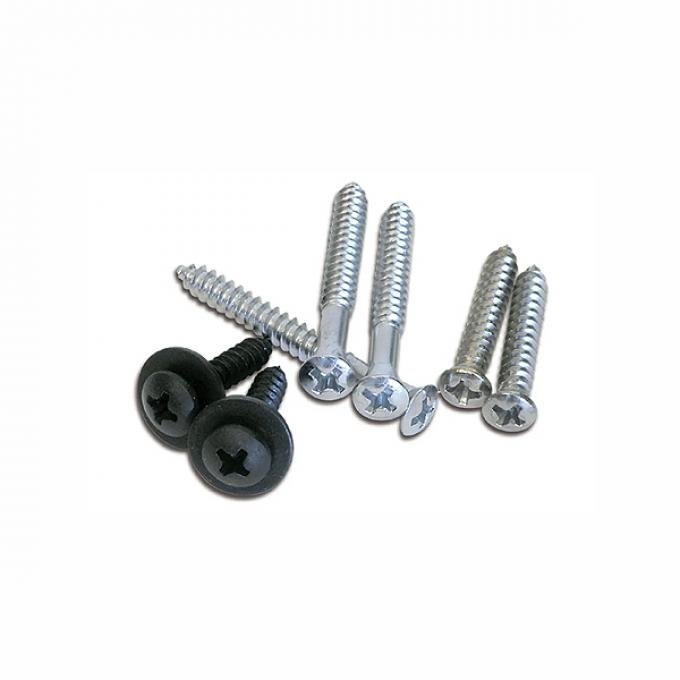 Redline Restomotive® 1973-1977 Chevrolet Corvette Coupe 7 Piece Rear Window Molding Screw Set